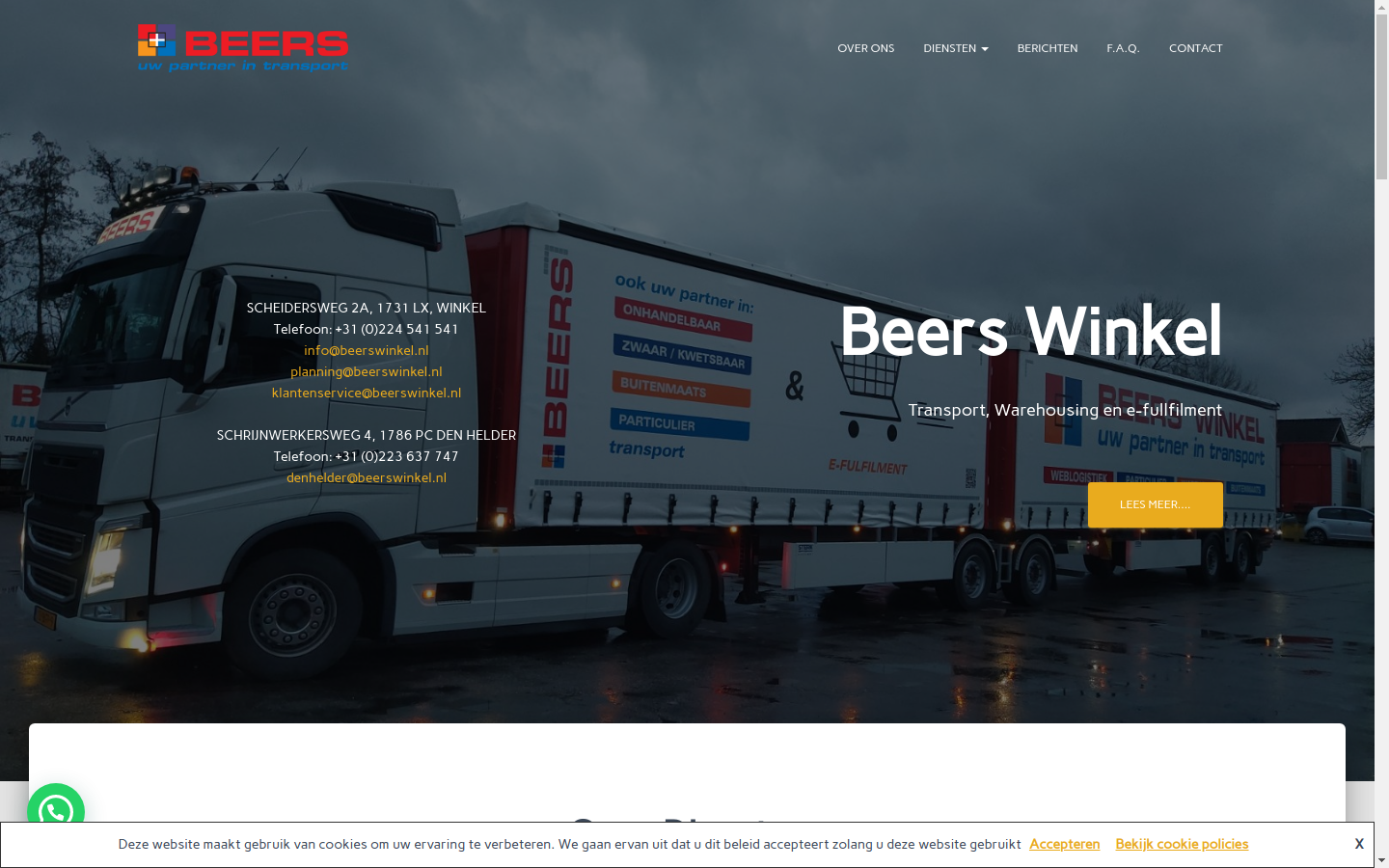 De nieuwe website is online